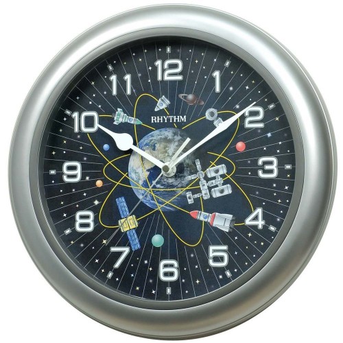 Rhythm(Japan) Silent Silky Move Value Added Wall Clock